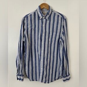 J. Crew Men’s Slim Baird McNutt Irish Linen Button-Down Shirt - Size Medium